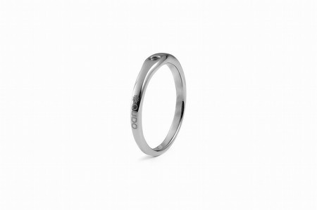 Qudo Silver Ring Fine - Size 52